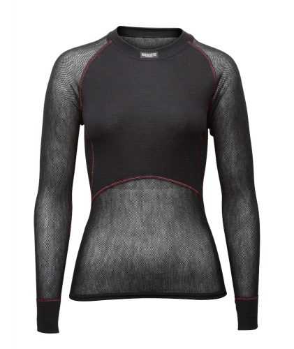 Brynje of Norway Dámské funkční triko Brynje Lady Wool Thermo light Shirt Velikost: L / Barva: černá