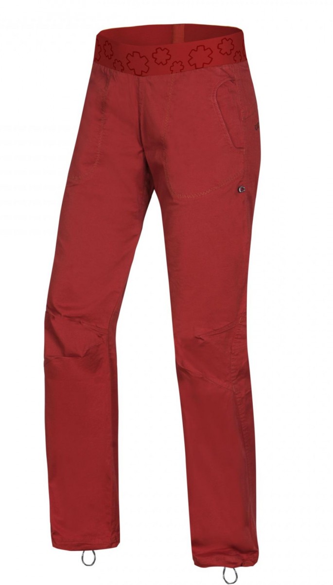 Dámské kalhoty Ocún Pantera Velikost: L / Barva: červená/černá