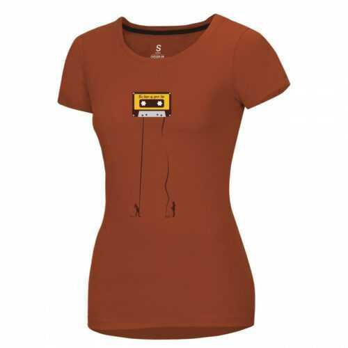 Dámské triko Ocún Classic T Women Velikost: L / Barva: hnědá