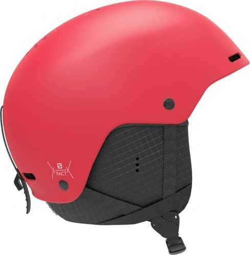 Dětská lyžařská přilba Salomon Pact Velikost helmy: 56-59 cm / Barva: červená