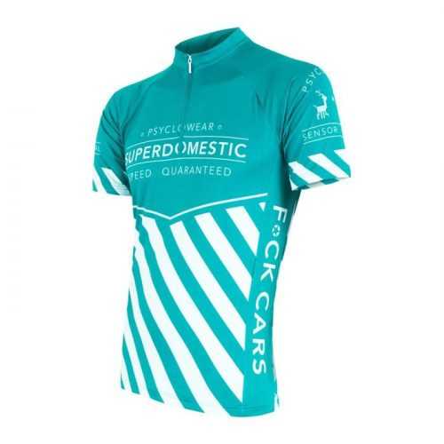 Pánský cyklistický dres Sensor Superdomestic Velikost: XXL / Barva: světle modrá