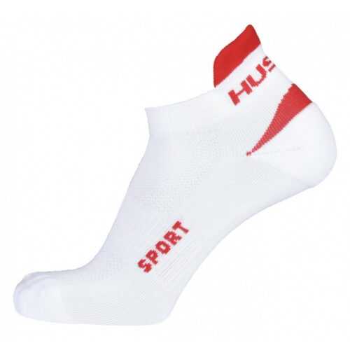 Ponožky Husky Sport Velikost ponožek: 45-48 / Barva: bílá/červená