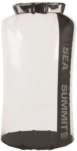 Voděodolný vak Sea to Summit Stopper Clear Dry Bag 20L Barva: černá
