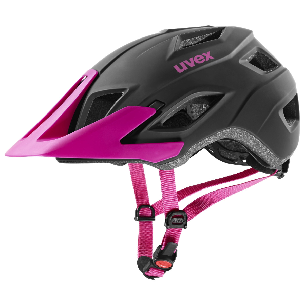Cyklistická helma Uvex Access Velikost helmy: 52-57 cm / Barva: černá/fialová