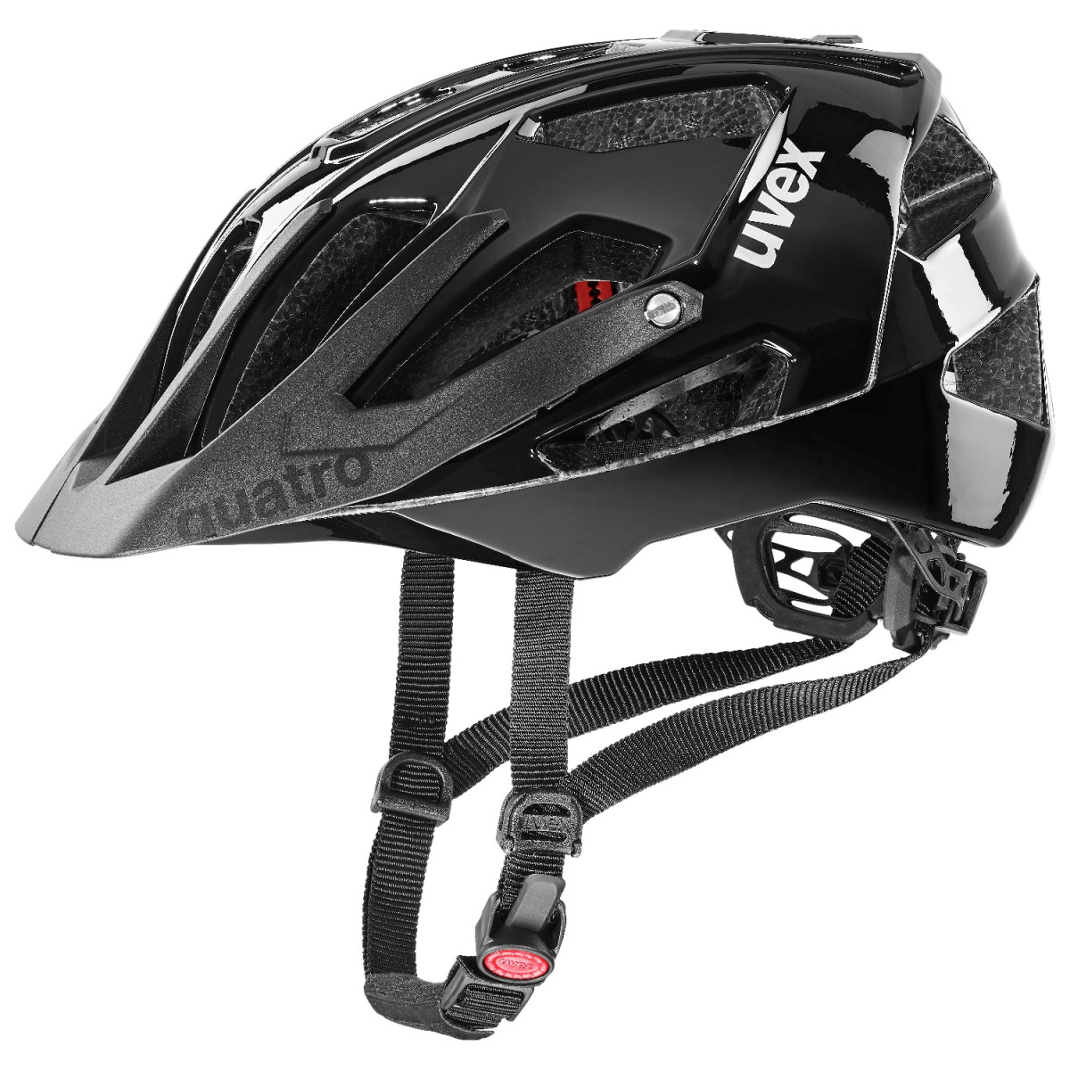 Cyklistická helma Uvex Quatro Velikost helmy: 52-57 cm / Barva: černá