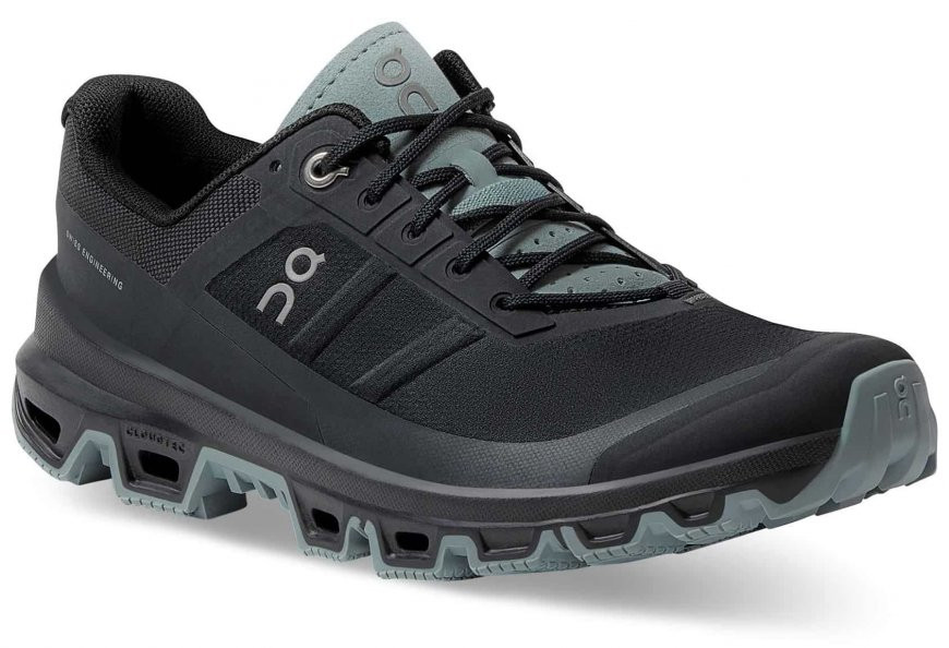 Dámské běžecké boty On Cloudventure Waterproof 2 Velikost bot (EU): 38 / Barva: černá