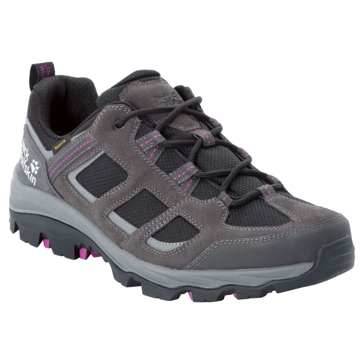 Dámské boty Jack Wolfskin Vojo 3 Texapore Low W Velikost bot (EU): 40 / Barva: šedá/fialová