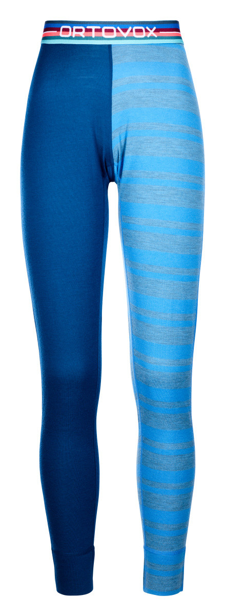 Dámské funkční kalhoty Ortovox W's 185 Rock'N'Wool Velikost: L / Barva: modrá