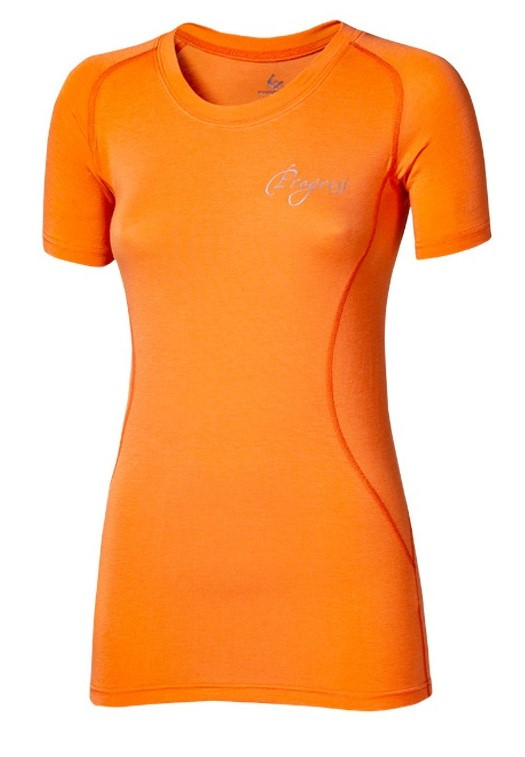 Dámské funkční triko Progress E NKRZ 28OA Velikost: M / Barva: oranžová