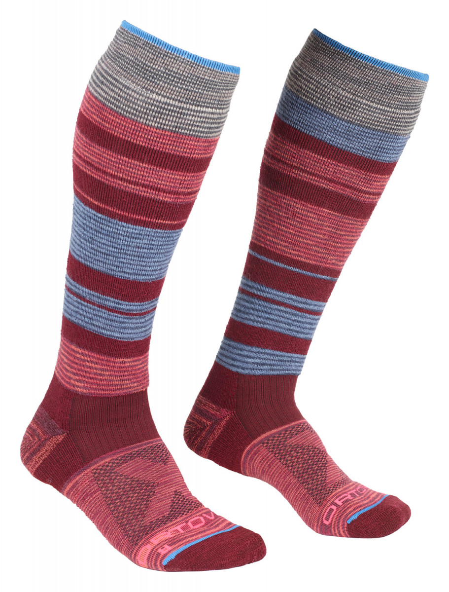 Dámské podkolenky Ortovox All Mountain Long Socks Warm Velikost ponožek: 42-44 / Barva: multicolor