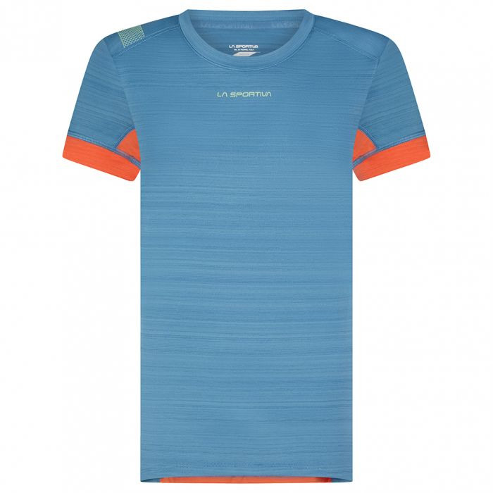 Dámské triko La Sportiva Sunfire T-Shirt W Velikost: L / Barva: modrá/červená