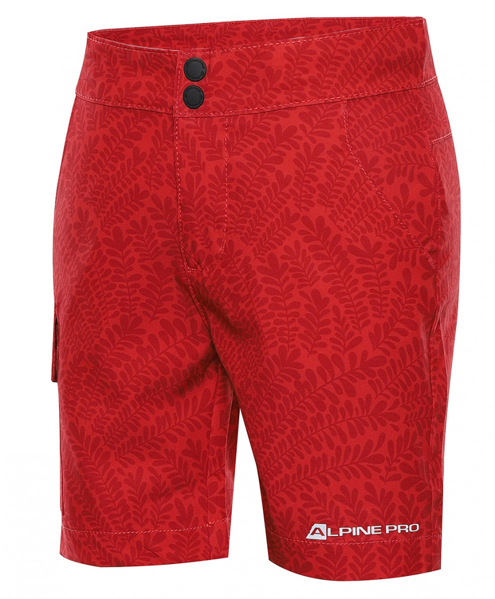 Dětské kalhoty Alpine Pro Denielo Dětská velikost: 152-158 / Barva: červená