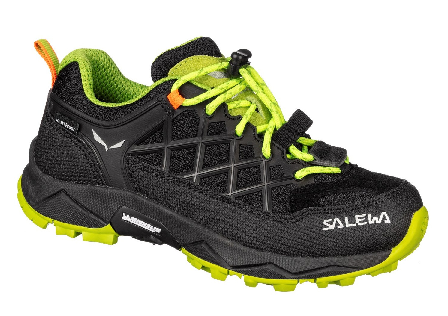 Juniorské boty Salewa Jr Wildfire Wp Dětské velikosti bot: 33 / Barva: černá/žlutá