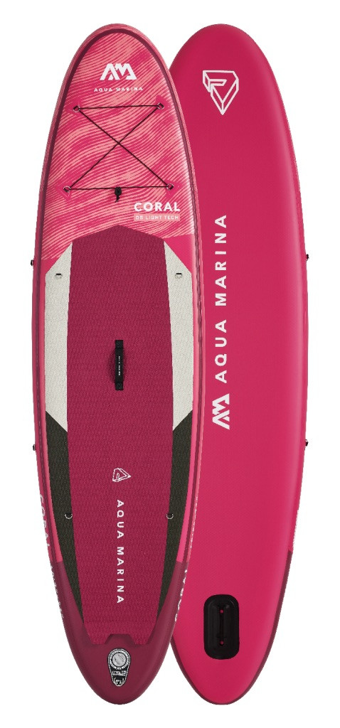 Paddleboard Aqua Marina Coral 10‘2 Barva: růžová/fialová