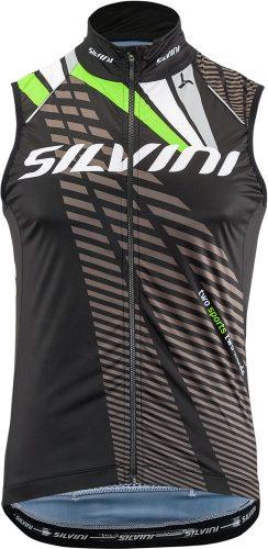 Pánská cyklovesta Silvini Team Velikost: M / Barva: černá/zelená