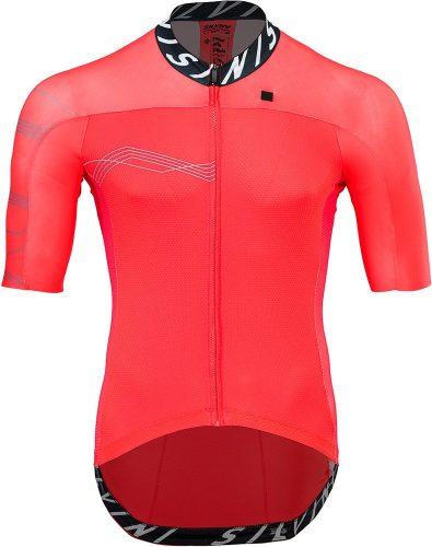 Pánský cyklistický dres Silvini Stelvio Velikost: XXL / Barva: stříbrná/červená