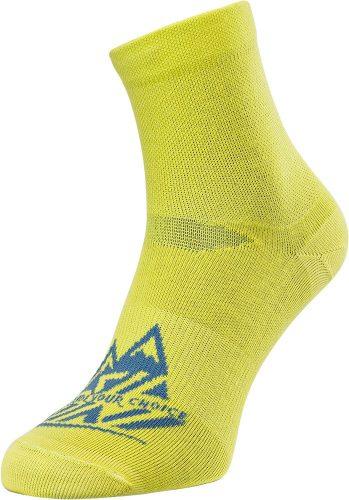 Ponožky Silvini Enduro Orino Velikost ponožek: 36-38 / Barva: žlutá