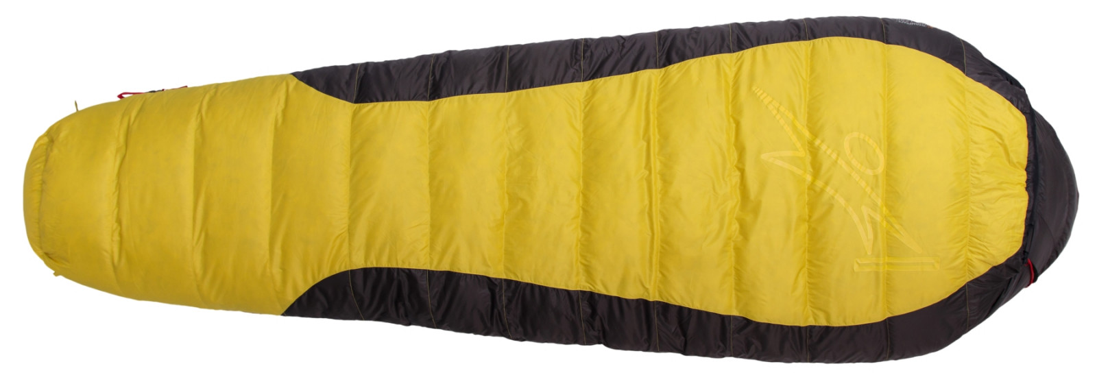 Spacák Warmpeace Viking 1200 170 Cm Wide Zip: Levý / Barva: žlutá/černá