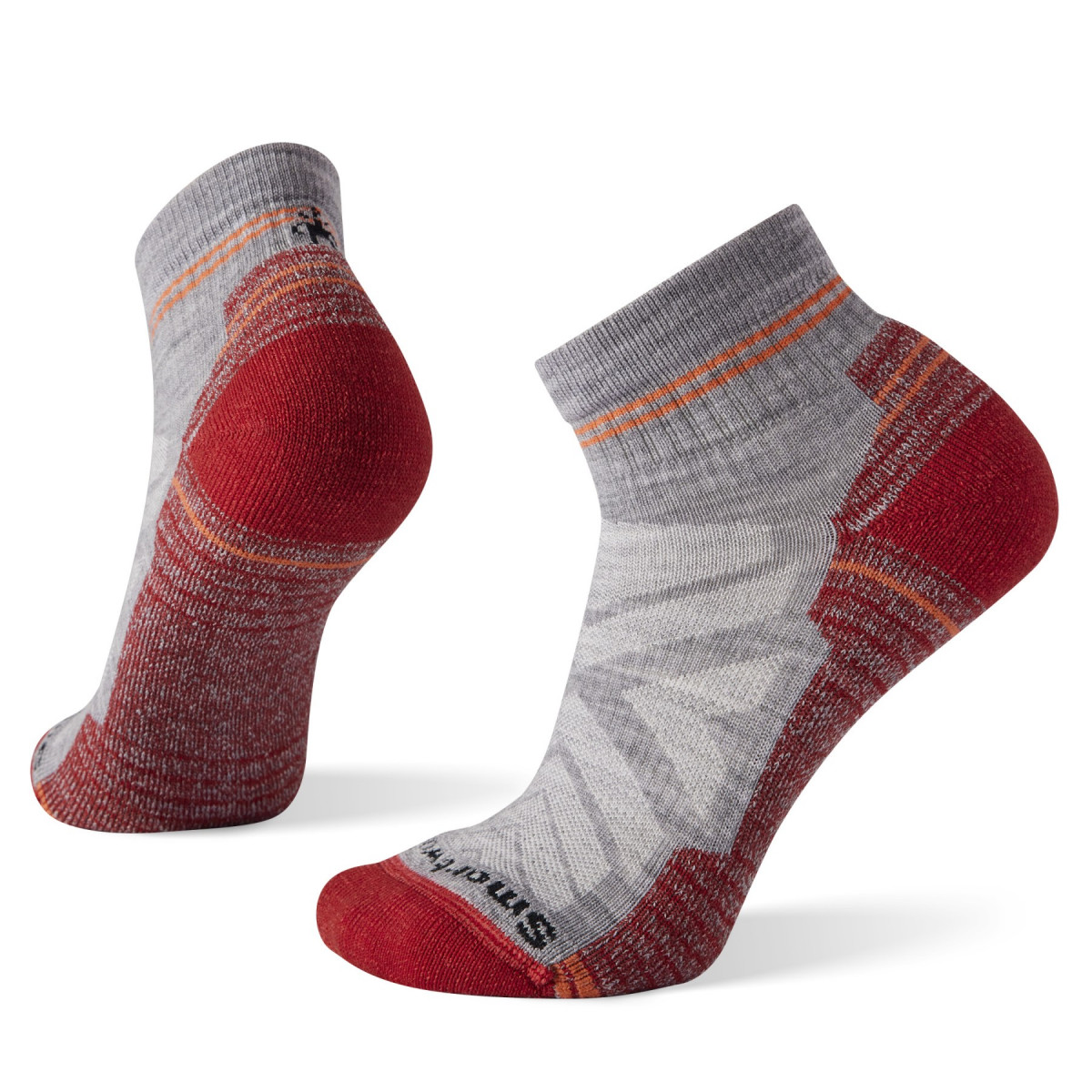 Dámské ponožky Smartwool W Performance Hike Light Cushion Ankle Velikost ponožek: 34-37 / Barva: šedá/červená