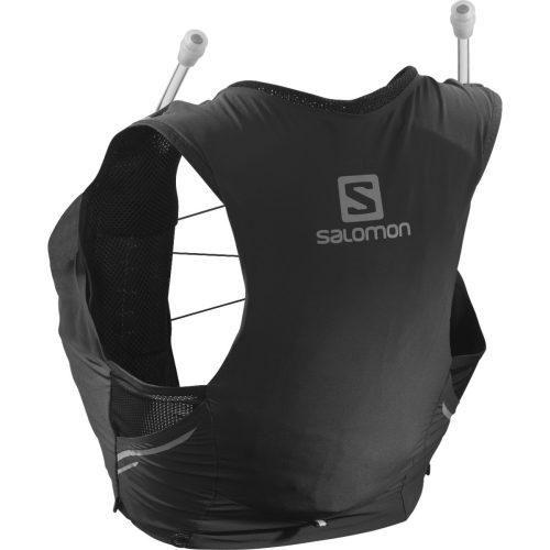 Běžecká vesta Salomon Sense Pro 5W With Flasks Velikost zad batohu: L / Barva: černá