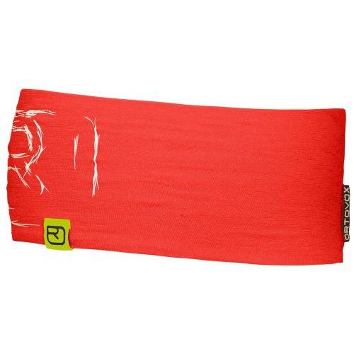 Čelenka Ortovox 120 Tec Logo Headband Barva: červená