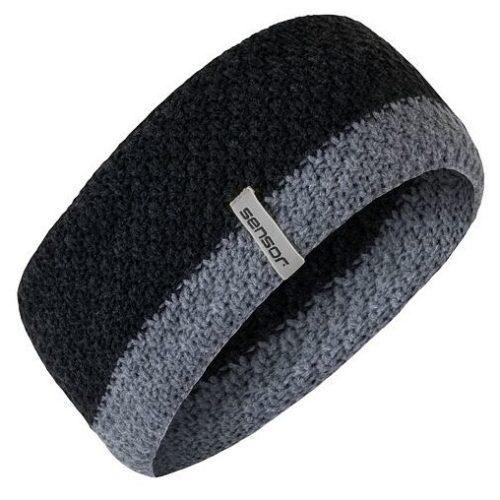 Čelenka Sensor čelenka pletená Obvod hlavy: univerzální cm / Barva: černá