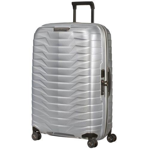 Cestovní kufr Samsonite Proxis Spinner 75 Barva: stříbrná