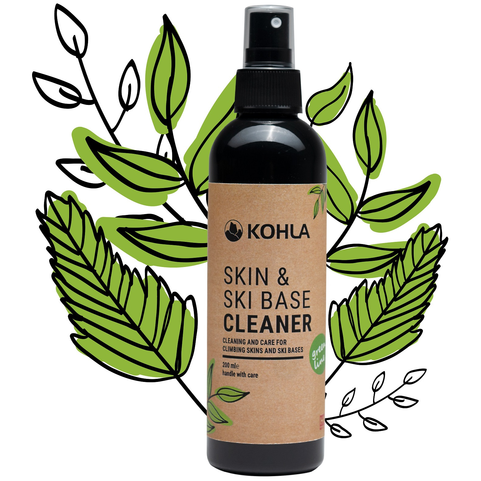 Čisticí přípravek Kohla Skin a Skibase Cleaner Green Line 200ml
