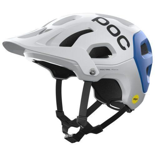 Cyklistická helma POC Tectal Race MIPS Velikost helmy: 59-62 cm / Barva: bílá/modrá