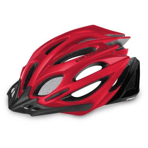 Cyklistická helma R2 Pro-Tec Velikost helmy: 58-62 cm / Barva: červená/černá