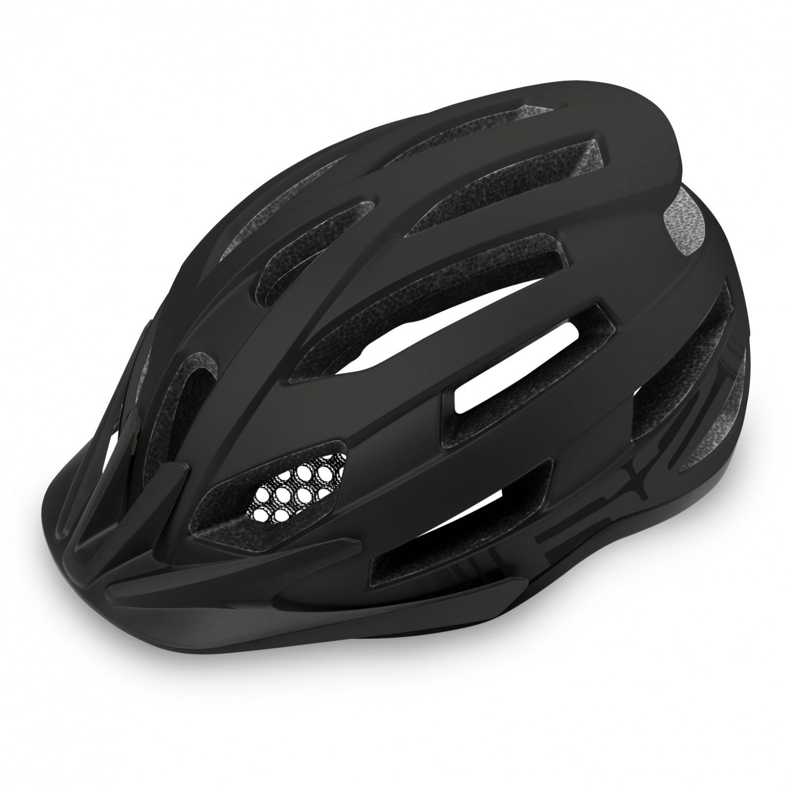 Cyklistická helma R2 Spirit Velikost helmy: 56-58 cm / Barva: černá