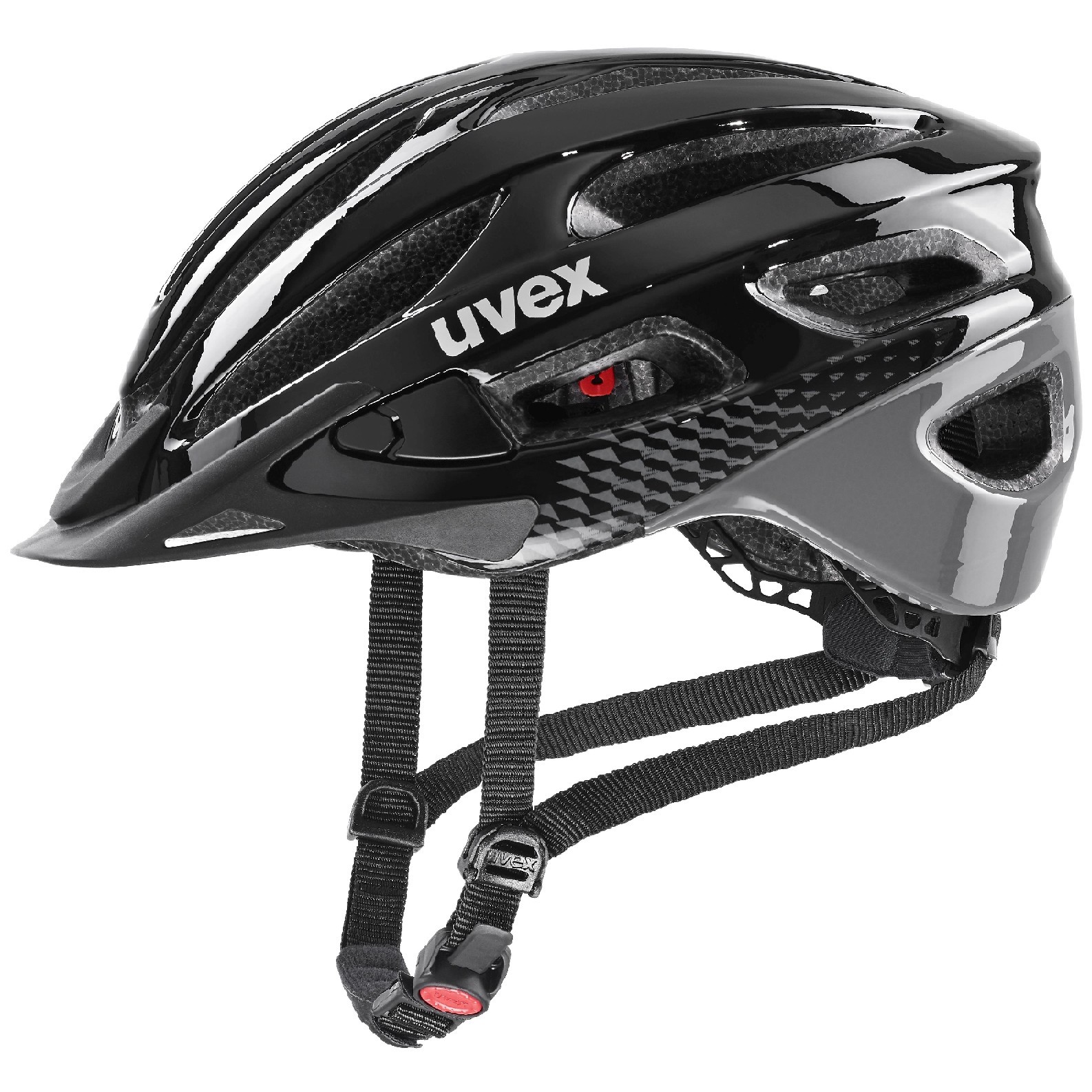Cyklistická helma Uvex True Velikost helmy: 55-58 cm / Barva: černá