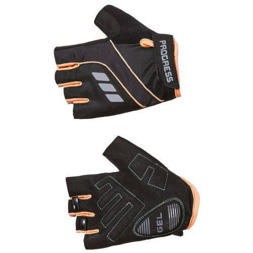 Cyklistické rukavice Progress R CALAMITA MITTS 37CO Velikost: S / Barva: černá/oranžová