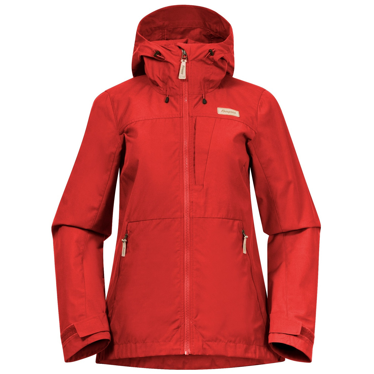 Dámská bunda Bergans Nordmarka Leaf Light Wind Jacket Women Velikost: L / Barva: červená