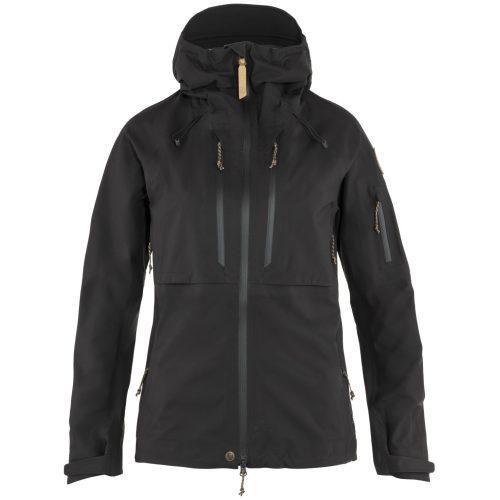 Dámská bunda Fjällräven Keb Eco-Shell Jacket W Velikost: L / Barva: černá