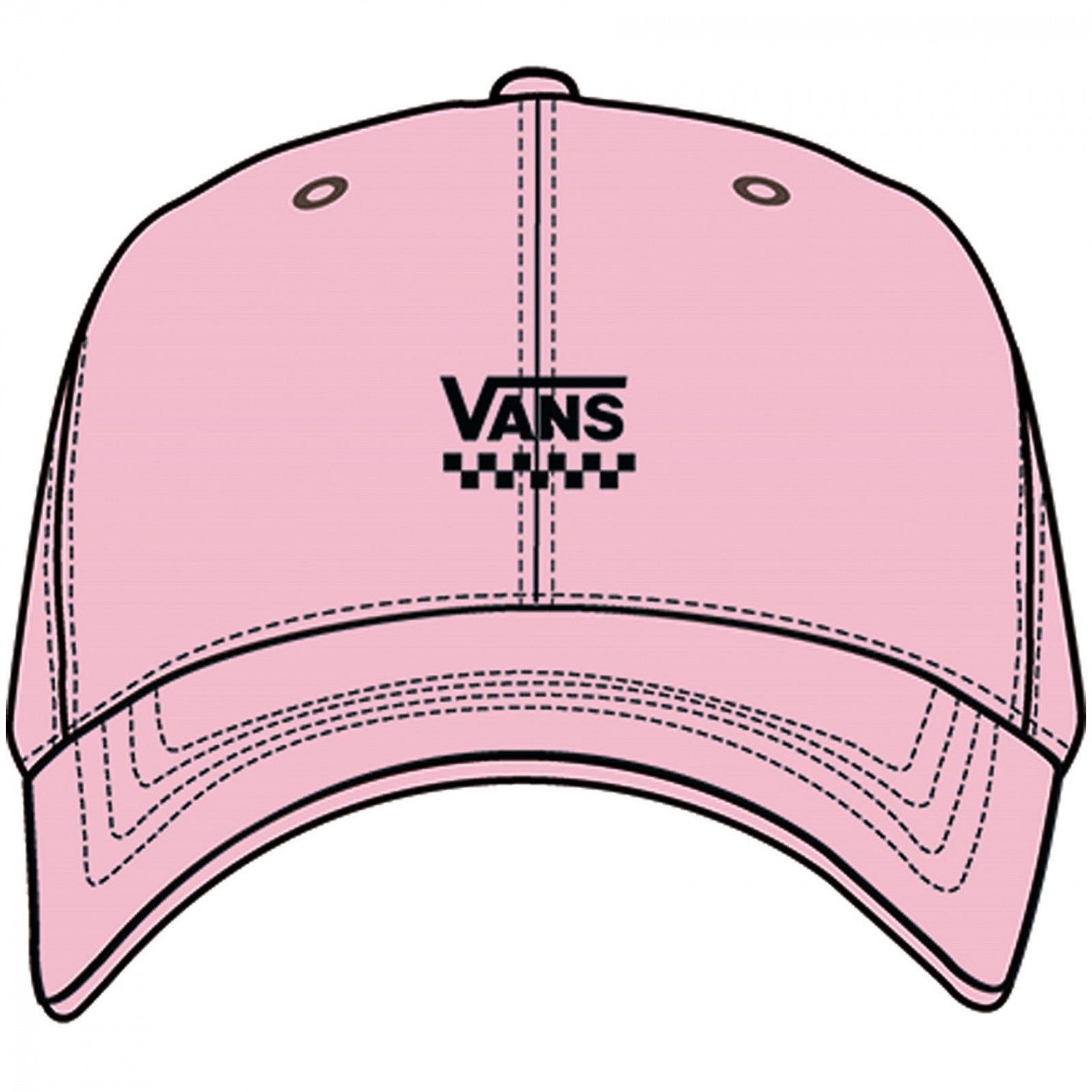 Dámská kšiltovka Vans Wm Court Side Hat Barva: růžová