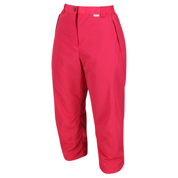 Dámské 3/4 kalhoty Regatta Chaska Capri II Velikost: XS / Barva: růžová