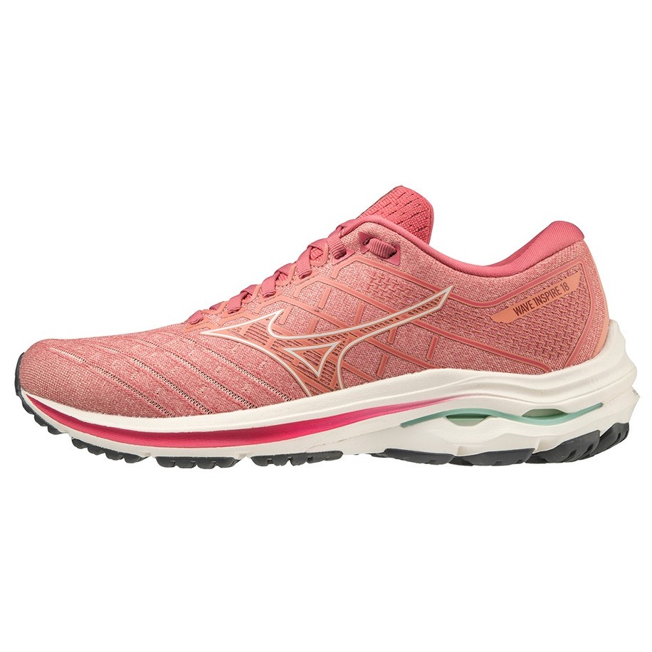 Dámské běžecké boty Mizuno Wave Inspire 18 Velikost bot (EU): 41 / Barva: červená