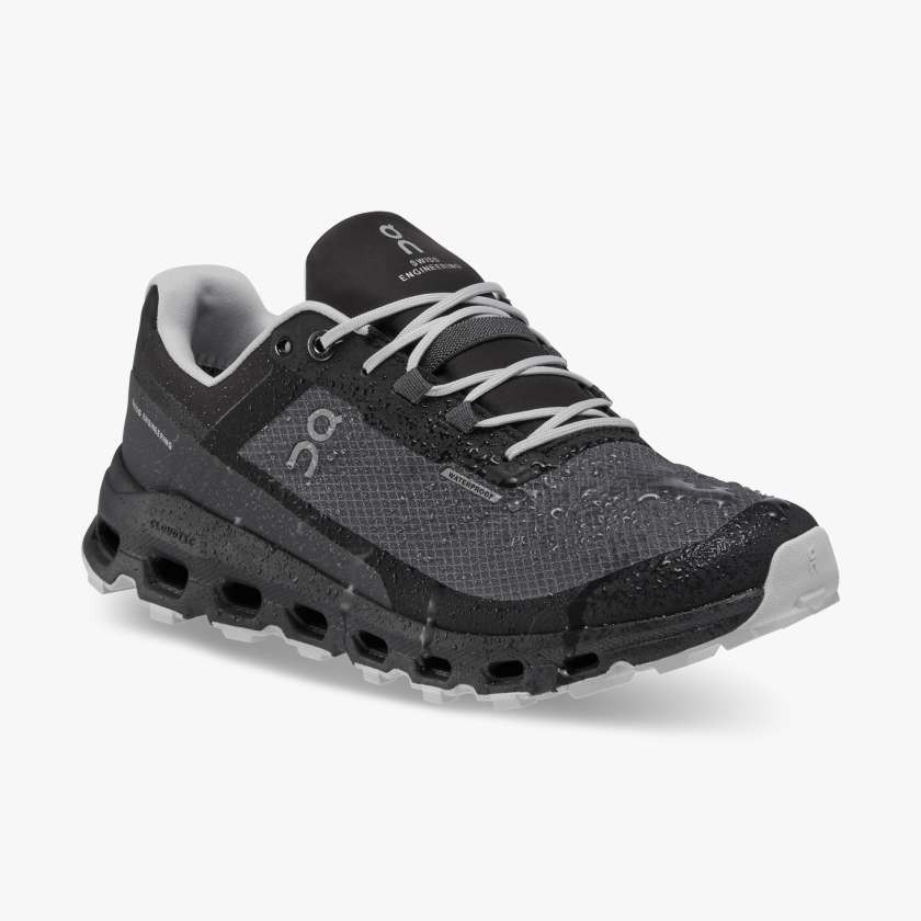 Dámské běžecké boty On Running Cloudvista Waterproof Velikost bot (EU): 39 / Barva: černá/šedá