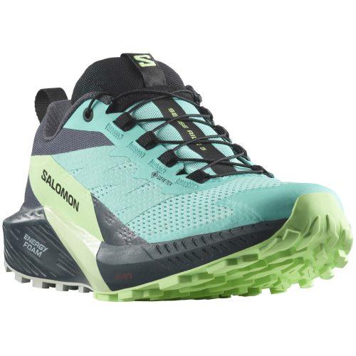 Dámské běžecké boty Salomon Sense Ride 5 Gore-Tex Velikost bot (EU): 37 (1/3) / Barva: modrá/zelená