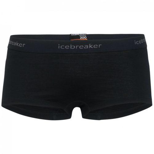 Dámské boxerky Icebreaker W 200 Oasis Boy Shorts Velikost: L / Barva: černá