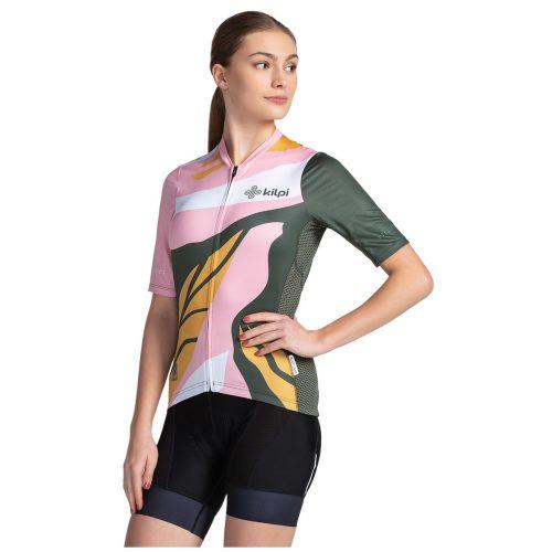 Dámské cyklistické triko Kilpi Ritael Velikost: L / Barva: růžová/zelená