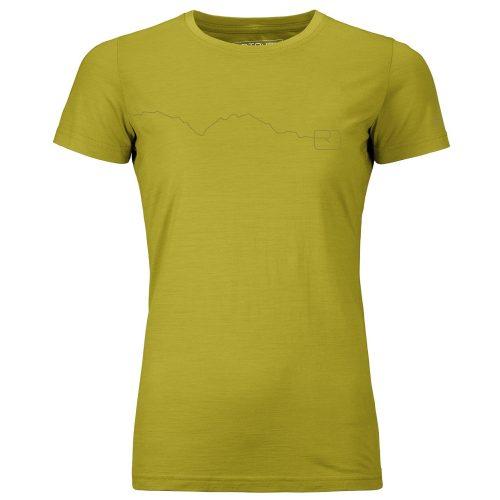 Dámské funkční triko Ortovox W's 120 Tec Mountain T-Shirt Velikost: S / Barva: světle zelená