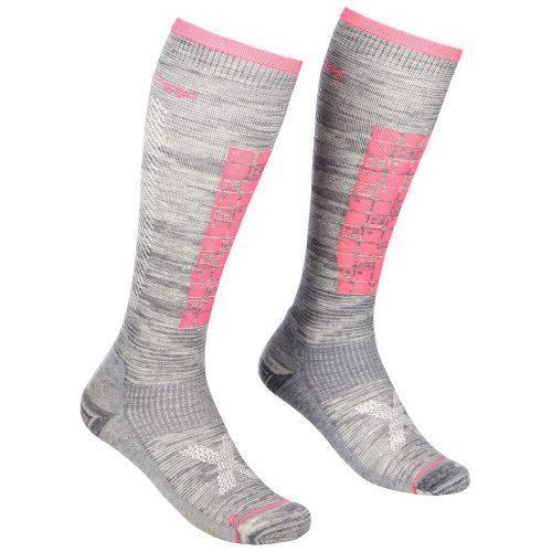 Dámské podkolenky Ortovox W's Ski Compression Long Socks Velikost ponožek: 42-44 / Barva: šedá