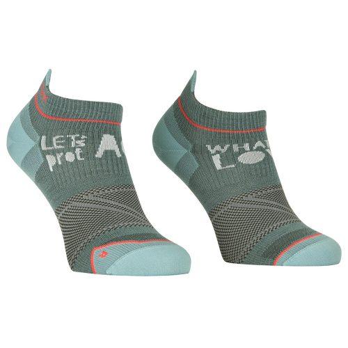 Dámské ponožky Ortovox Alpine Light Low Socks W Velikost ponožek: 42-44 / Barva: šedá/zelená