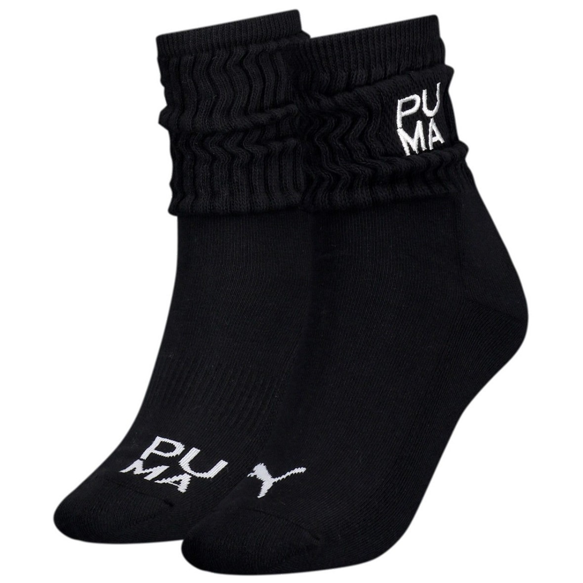 Dámské ponožky Puma Women Slouch Sock 2P Velikost ponožek: 35-38 / Barva: černá