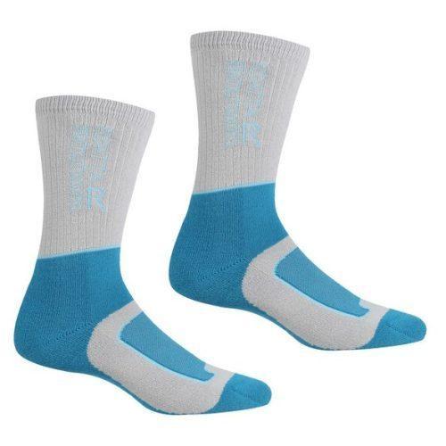 Dámské ponožky Regatta LdySamaris2Season Velikost ponožek: 36-38 / Barva: šedá/modrá