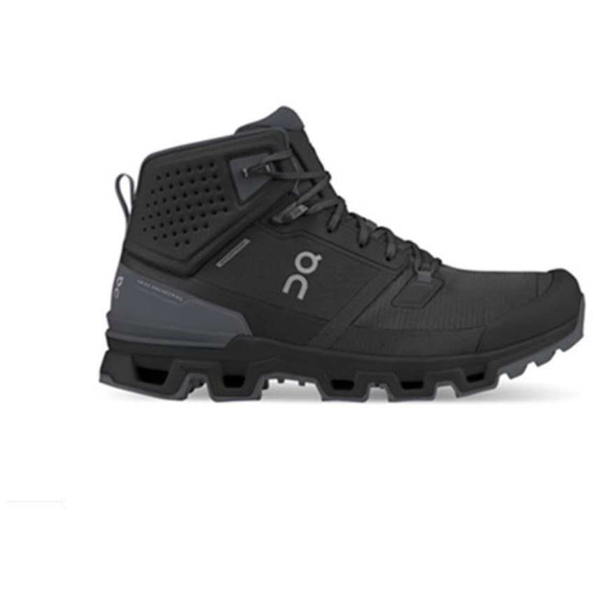 Dámské trekové boty On Running Cloudrock Waterproof Velikost bot (EU): 38 / Barva: černá/šedá
