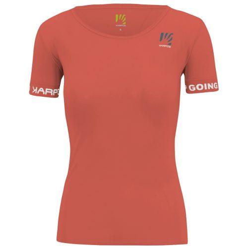 Dámské triko Karpos Easyfrizz W T-Shirt Velikost: L / Barva: červená