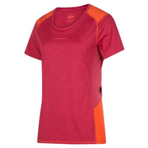 Dámské triko La Sportiva Compass T-Shirt W Velikost: M / Barva: růžová